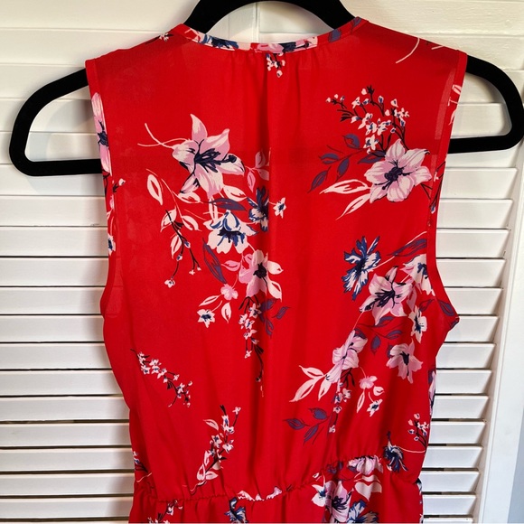 Sienna Sky Faux Wrap Floral Tank Top - Picture 5 of 9